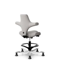 HÅG Capisco 8106 - Oceanic (Camira) - Recycled Polyester - OCI014 - Light beige - Black - 265 mm (seat height 53-79cm) - Glides thumbnail