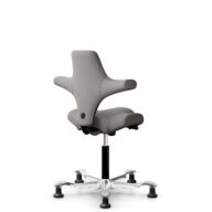 HÅG Capisco 8106 - Oceanic (Camira) - Poliéster reciclado - OCI008 - Warm grey - Black - 150mm (seat height 40–55cm) - Glides thumbnail