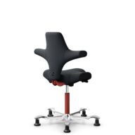 HÅG Capisco 8106 - Oceanic (Camira) - Recycled Polyester - OCI001 - Black - Blush Rose - 265 mm (seat height 53-79cm) - Glides thumbnail