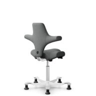 HÅG Capisco 8106 - Cura Loop (Gabriel) - Poliéster reciclados - CLP60109 - Grey - White - 265 mm (seat height 53-79cm) - Glides thumbnail