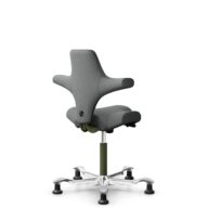 HÅG Capisco 8106 - Cura Loop (Gabriel) - Recycled Polyester - CLP60109 - Grey - Moss Grey - 200 mm (seat height 46-64cm) - Glides thumbnail