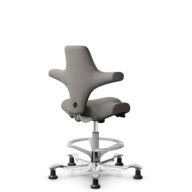 HÅG Capisco 8106 - Cura Loop (Gabriel) - Poliéster reciclados - CLP61168 Beige-grey - Silver - 200 mm (seat height 46-64cm) - Glides thumbnail