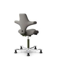 HÅG Capisco 8106 - Cura Loop (Gabriel) - Recycled Polyester - CLP61168 Beige-grey - Moss Grey - 265 mm (seat height 53-79cm) - Glides thumbnail
