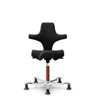 HÅG Capisco 8106 - Select (Gabriel) - Wolle / Polyamid - SC60999 - Black - Blush Rose - 200 mm (Sitzhöhe 46-64cm) - Bodengleiter thumbnail