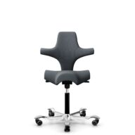 HÅG Capisco 8106 - Select (Gabriel) - Lana / Poliamida - SC60003 - Grey - Black - 200 mm (seat height 46-64cm) - Soft castors for hard floors thumbnail