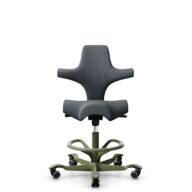 HÅG Capisco 8106 - Select (Gabriel) - Wol / Polyamide - SC60003 - Grey - Moss Grey - 200 mm (Zithoogte 46-64mm) - Zachte wielen t.b.v. harde vloeren thumbnail