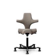 HÅG Capisco 8106 - Select (Gabriel) - Laine / Polyamide - SC60129 - Beige - Noir - 265 mm (hauteur d’assise 53–79 cm) - Patins thumbnail