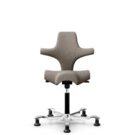 HÅG Capisco 8106 - Select (Gabriel) - Wol / Polyamide - SC60129 - Beige - Zwart - 265 mm (Zithoogte 53-79cm) - Glijdoppen thumbnail