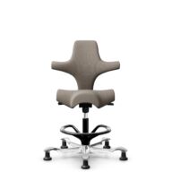 HÅG Capisco 8106 - Select (Gabriel) - Laine / Polyamide - SC60129 - Beige - Noir - 265 mm (hauteur d’assise 53–79 cm) - Patins thumbnail