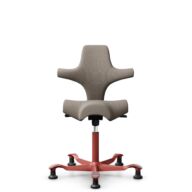 HÅG Capisco 8106 - Select (Gabriel) - Wool / Polyamide - SC60129 - Beige - Blush Rose - 150mm (seat height 40–55cm) - Glides thumbnail