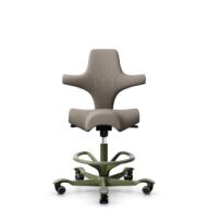 HÅG Capisco 8106 - Select (Gabriel) - Lana / Poliamida - SC60129 - Beige - Moss Grey - 265 mm (seat height 53-79cm) - Soft castors for hard floors thumbnail
