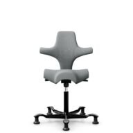 HÅG Capisco 8106 - Select (Gabriel) - Lana / Poliamida - SC60131 - Light ash grey - Black - 150mm (seat height 40–55cm) - Glides thumbnail