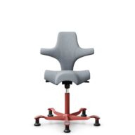 HÅG Capisco 8106 - Select (Gabriel) - Wool / Polyamide - SC60139 - Light grey - Black - 200 mm (seat height 46-64cm) - Glides thumbnail