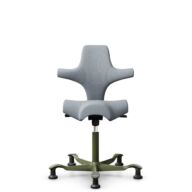 HÅG Capisco 8106 - Select (Gabriel) - Laine / Polyamide - SC60139 - Light grey - Blanc - 200 mm (hauteur d’assise 46–64 cm) - Patins thumbnail