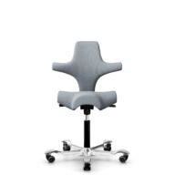 HÅG Capisco 8106 - Select (Gabriel) - Wool / Polyamide - SC60139 - Light grey - Moss Grey - 150mm (seat height 40–55cm) - Soft castors for hard floors thumbnail