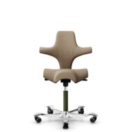 HÅG Capisco 8106 - Select (Gabriel) - Wool / Polyamide - SC61184 - Light brown - Moss Grey - 200 mm (seat height 46-64cm) - Soft castors for hard floors thumbnail