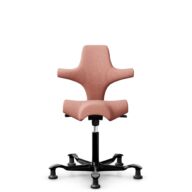HÅG Capisco 8106 - Select (Gabriel) - Lana / Poliamida - SC64213 - Light blush - Black - 200 mm (seat height 46-64cm) - Glides thumbnail