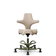HÅG Capisco 8106 - Select (Gabriel) - Laine / Polyamide - SC61188 - Light beige - Moss Grey - 265 mm (hauteur d’assise 53–79 cm) - Patins thumbnail