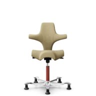 HÅG Capisco 8106 - Select (Gabriel) - Laine / Polyamide - SC62097 - Light ochre - Blush Rose - 265 mm (hauteur d’assise 53–79 cm) - Patins thumbnail