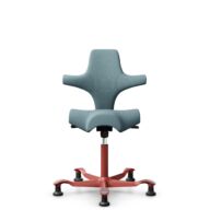 HÅG Capisco 8106 - Select (Gabriel) - Laine / Polyamide - SC67098 - Glacier blue - Blush Rose - 200 mm (hauteur d’assise 46–64 cm) - Patins thumbnail