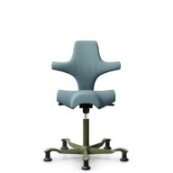 HÅG Capisco 8106 - Select (Gabriel) - Wełna / Poliamid - SC67098 - Glacier blue - Moss Grey - 150mm (seat height 40–55cm) - Glides thumbnail