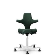 HÅG Capisco 8106 - Select (Gabriel) - Laine / Polyamide - SC68209 - Dark green - Blanc - 265 mm (hauteur d’assise 53–79 cm) - Patins thumbnail