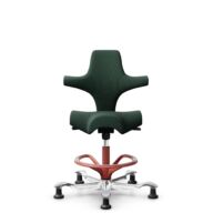 HÅG Capisco 8106 - Select (Gabriel) - Wool / Polyamide - SC68209 - Dark green - Blush Rose - 265 mm (seat height 53-79cm) - Glides thumbnail
