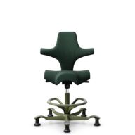 HÅG Capisco 8106 - Select (Gabriel) - Laine / Polyamide - SC68209 - Dark green - Moss Grey - 200 mm (hauteur d’assise 46–64 cm) - Patins thumbnail