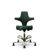 HÅG Capisco 8106 - Select (Gabriel) - Laine / Polyamide - SC68209 - Dark green - Moss Grey - 200 mm (hauteur d’assise 46–64 cm) - Patins thumbnail