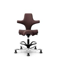 HÅG Capisco 8106 - Select (Gabriel) - Laine / Polyamide - SC61186 - Chestnut - Noir - 265 mm (hauteur d’assise 53–79 cm) - Patins thumbnail