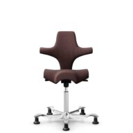 HÅG Capisco 8106 - Select (Gabriel) - Wool / Polyamide - SC61186 - Chestnut - White - 200 mm (seat height 46-64cm) - Glides thumbnail