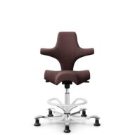 HÅG Capisco 8106 - Select (Gabriel) - Wool / Polyamide - SC61186 - Chestnut - White - 200 mm (seat height 46-64cm) - Glides thumbnail