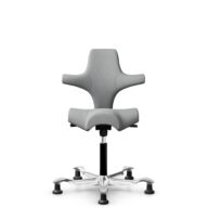 HÅG Capisco 8106 - Capture (Gabriel) - Wełna / Poliamid - CPT4102 - Light grey - Black - 265 mm (seat height 53-79cm) - Glides thumbnail