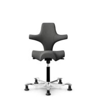 HÅG Capisco 8106 - Capture (Gabriel) - Laine / Polyamide - CPT4601 - Dark grey - Noir - 200 mm (hauteur d’assise 46–64 cm) - Patins thumbnail