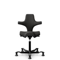 HÅG Capisco 8106 - Capture (Gabriel) - Laine / Polyamide - CPT5501 - Charcoal - Noir - 265 mm (hauteur d’assise 53–79 cm) - Patins thumbnail