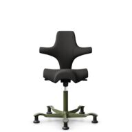 HÅG Capisco 8106 - Capture (Gabriel) - Wool / Polyamide - CPT5501 - Charcoal - Moss Grey - 200 mm (seat height 46-64cm) - Glides thumbnail