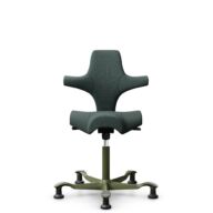 HÅG Capisco 8106 - Capture (Gabriel) - Lana / Poliamida - CPT6601 - Blue - Moss Grey - 200 mm (seat height 46-64cm) - Glides thumbnail