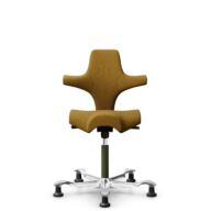 HÅG Capisco 8106 - Capture (Gabriel) - Wol / Polyamide - CPT6401 - Ochre - Moss Grey - 265 mm (Zithoogte 53-79cm) - Glijdoppen thumbnail