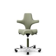 HÅG Capisco 8106 - Capture (Gabriel) - Wol / Polyamide - CPT5101 - Green-grey - Moss Grey - 150mm - Zachte wielen t.b.v. harde vloeren thumbnail