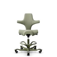 HÅG Capisco 8106 - Capture (Gabriel) - Wool / Polyamide - CPT5101 - Green-grey - Moss Grey - 265 mm (seat height 53-79cm) - Soft castors for hard floors thumbnail