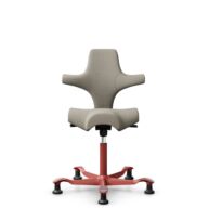 HÅG Capisco 8106 - Capture (Gabriel) - Wool / Polyamide - CPT5103 - Light beige - Blush Rose - 265 mm (seat height 53-79cm) - Glides thumbnail