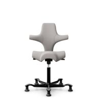 HÅG Capisco 8106 - Oceanic (Camira) - Recycled Polyester - OCI014 - Light beige - Black - 150mm (seat height 40–55cm) - Glides thumbnail