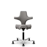 HÅG Capisco 8106 - Oceanic (Camira) - Poliéster reciclado - OCI008 - Warm grey - Black - 150mm (seat height 40–55cm) - Glides thumbnail