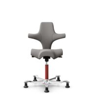 HÅG Capisco 8106 - Oceanic (Camira) - Poliéster reciclado - OCI008 - Warm grey - Blush Rose - 265 mm (seat height 53-79cm) - Glides thumbnail