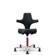 HÅG Capisco 8106 - Oceanic (Camira) - Recycled Polyester - OCI001 - Black - Blush Rose - 265 mm (seat height 53-79cm) - Glides thumbnail