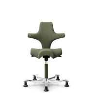 HÅG Capisco 8106 - Sirdal (GU) - Laine - SRD960 - Green - Moss Grey - 200 mm (hauteur d’assise 46–64 cm) - Patins thumbnail