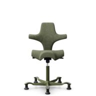 HÅG Capisco 8106 - Sirdal (GU) - Wool - SRD960 - Green - Moss Grey - 265 mm (seat height 53-79cm) - Glides thumbnail