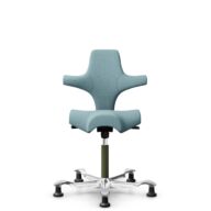 HÅG Capisco 8106 - Sirdal (GU) - Wool - SRD730 Blue - Moss Grey - 200 mm (seat height 46-64cm) - Glides thumbnail