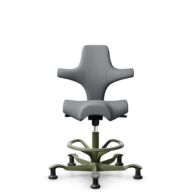 HÅG Capisco 8106 - Steelcut Trio 3 (Kvadrat) - Wool / Polyamide - STT153 - Grey - Moss Grey - 265 mm (seat height 53-79cm) - Glides thumbnail