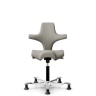 HÅG Capisco 8106 - Steelcut Trio 3 (Kvadrat) - Wool / Polyamide - STT253 - Beige-grey - Black - 265 mm (seat height 53-79cm) - Glides thumbnail